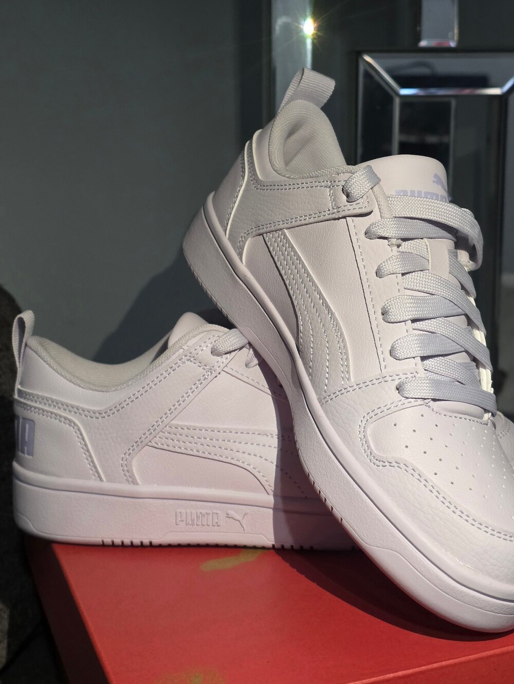 💜PUMA Rebound Layup Lo RCL JR (Junior/Youth Sizing) Style: 403294 02 NIB